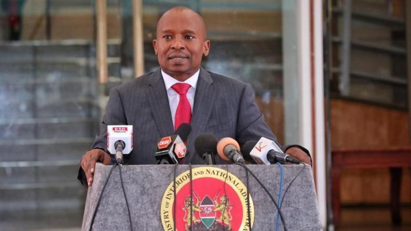 File image of Interior CS Kithure Kindiki